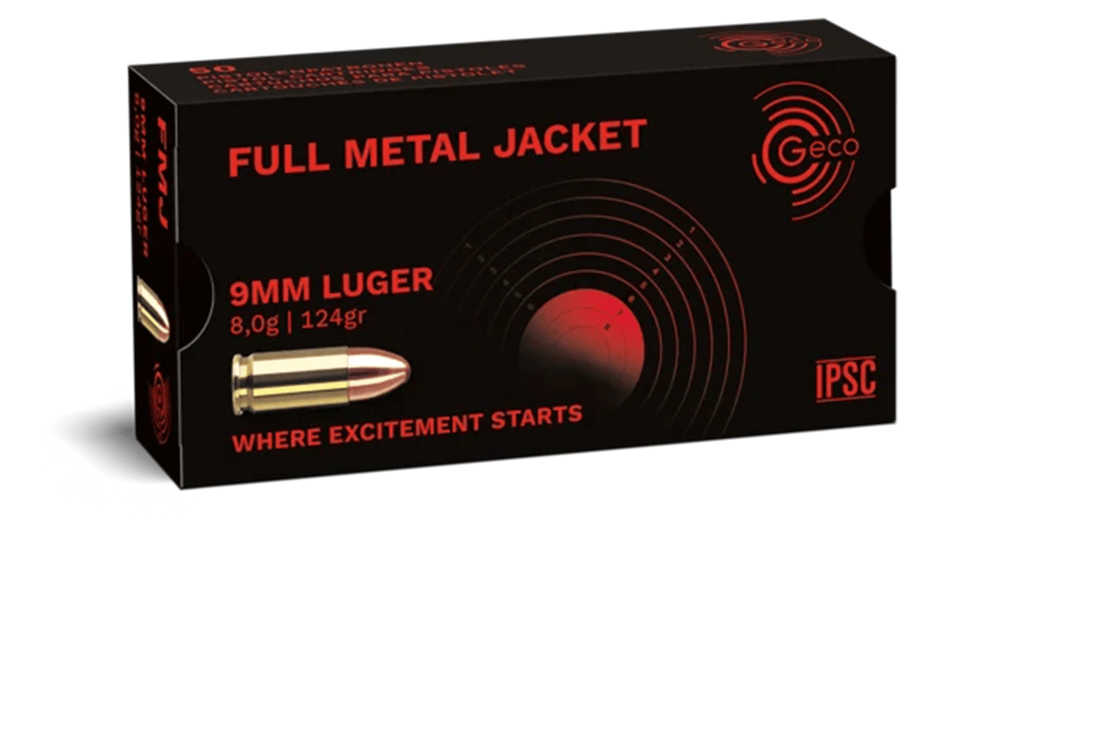 Geco 9mm FMJ - 124grains G